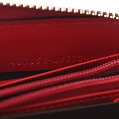Gucci Calfskin Chinese New Year Zip Around Wallet Red 7 of 9
