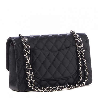 Chanel Caviar Quilted Medium Double Flap Black 2 of 10