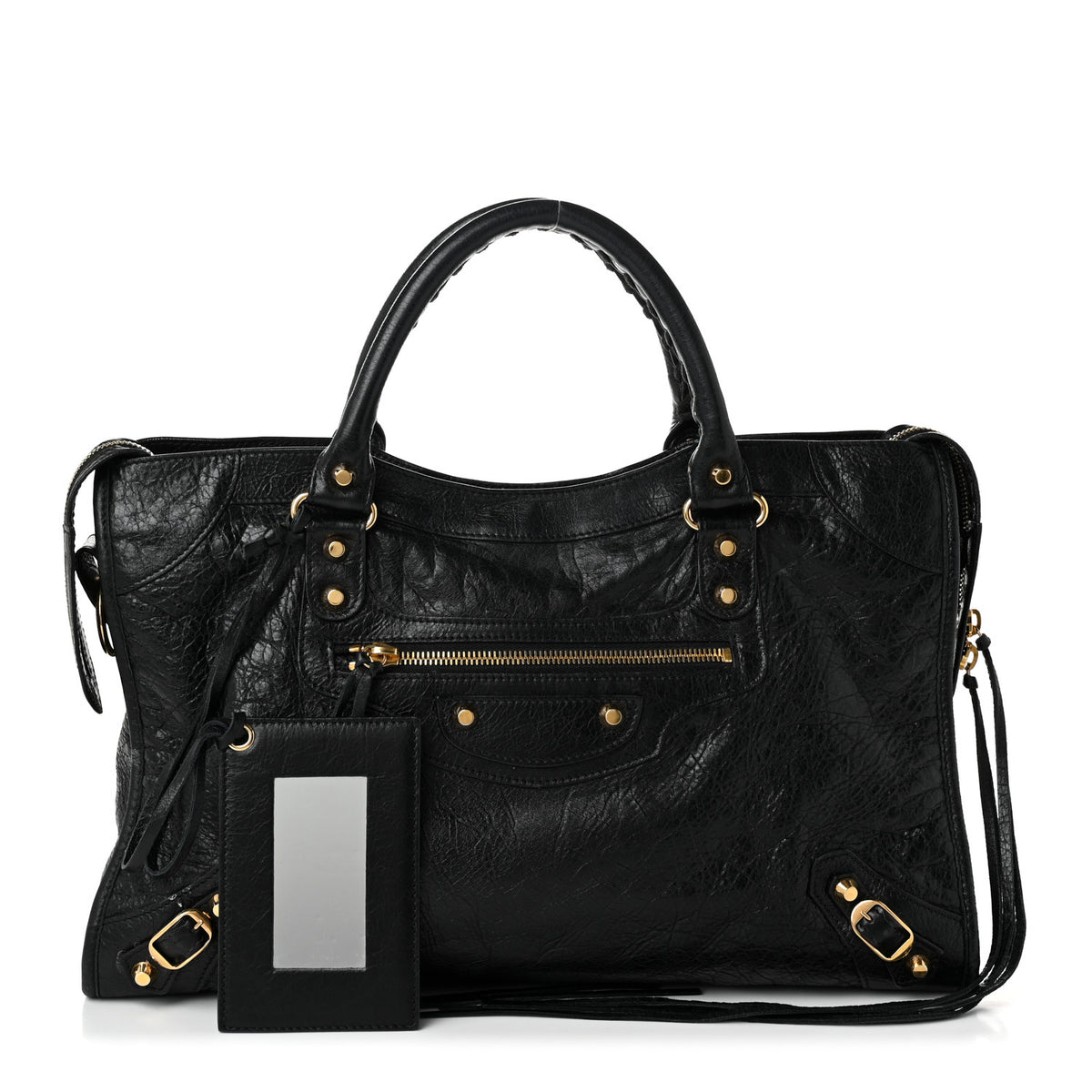 Balenciaga Agneau Classic Gold Hardware City Black 3 of 11