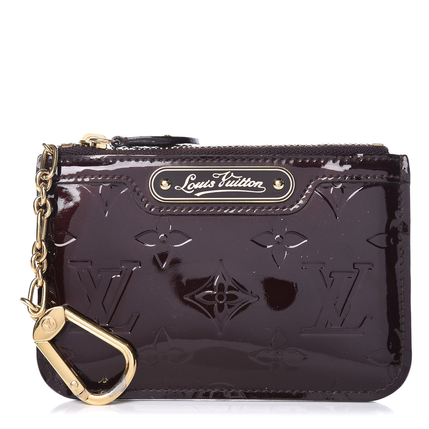 Vernis Key Pouch Amarante