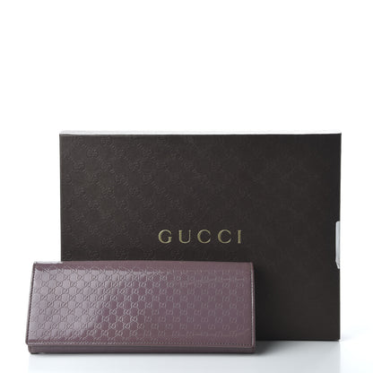 Gucci Patent Microguccissima Small Broadway Clutch Argyle Lavender 11 of 11