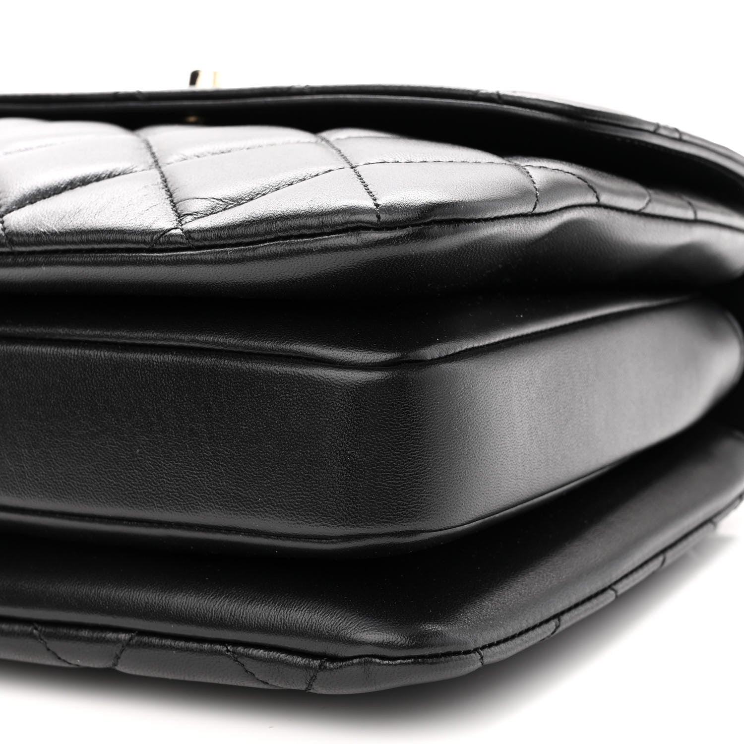 Chanel Lambskin Quilted Small Trendy CC Dual Handle Flap Bag Black 10 of 11