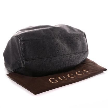 Gucci Guccissima Large Sukey Tote Black 4 of 7