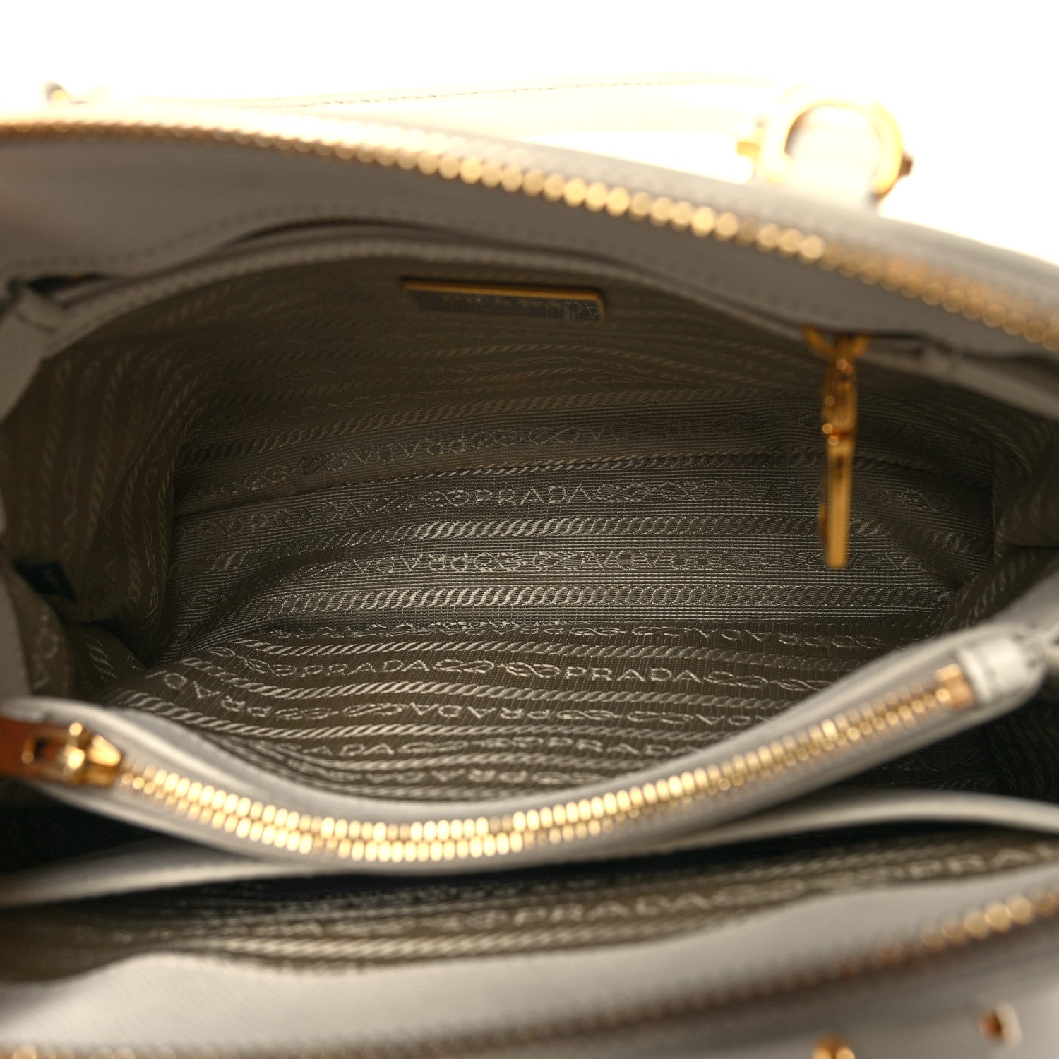 Prada Saffiano Lux Small Promenade Tote Talco 5 of 13