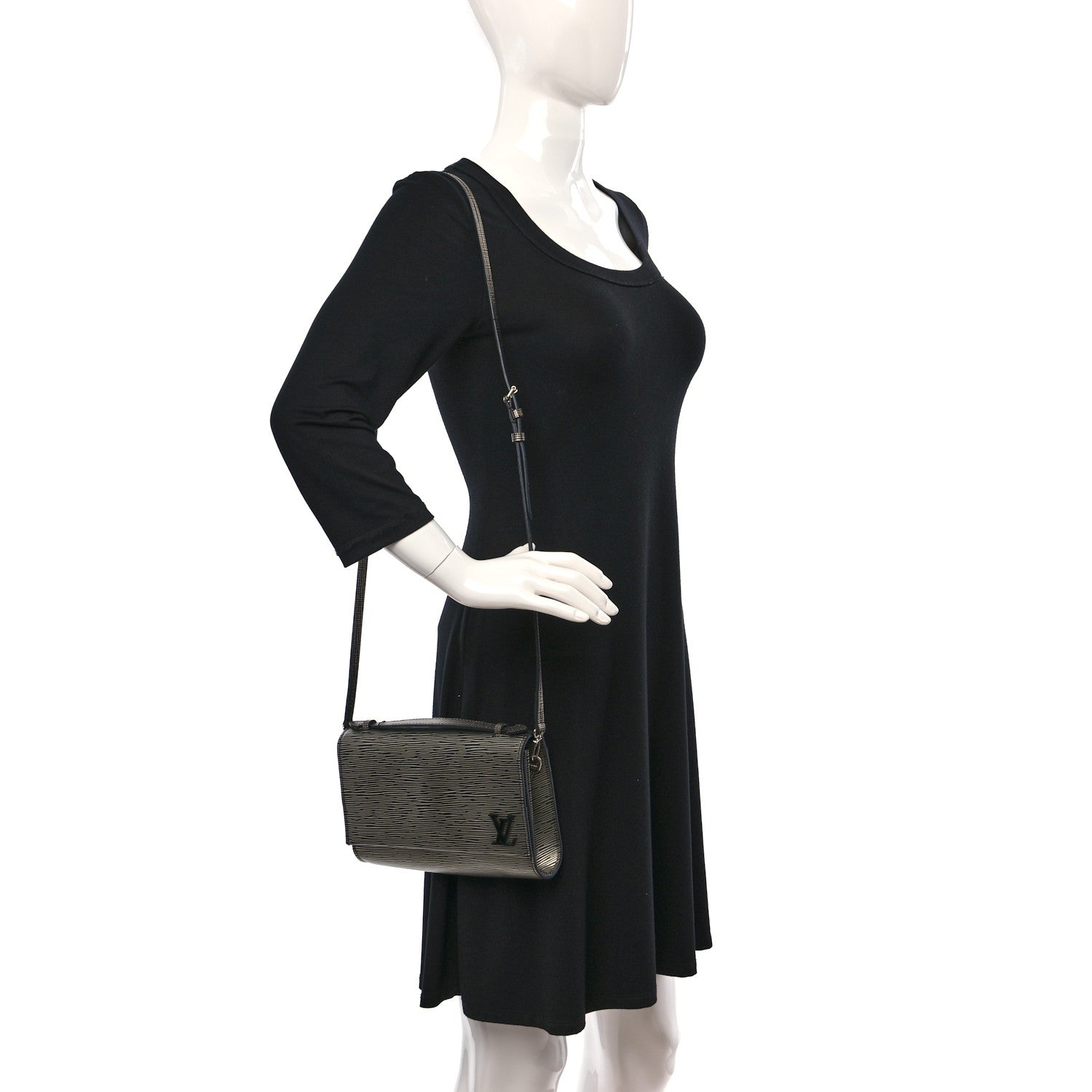 Louis Vuitton Epi Clery Platine 2 of 10