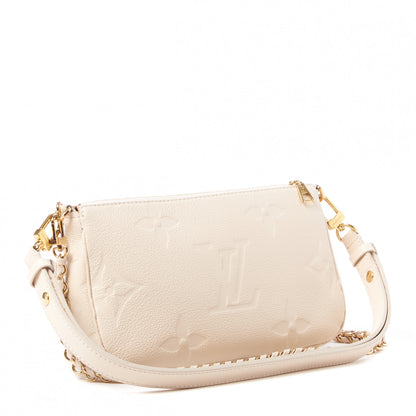 Louis Vuitton Empreinte Monogram Giant Multi Pochette Accessories Cream 3 of 10
