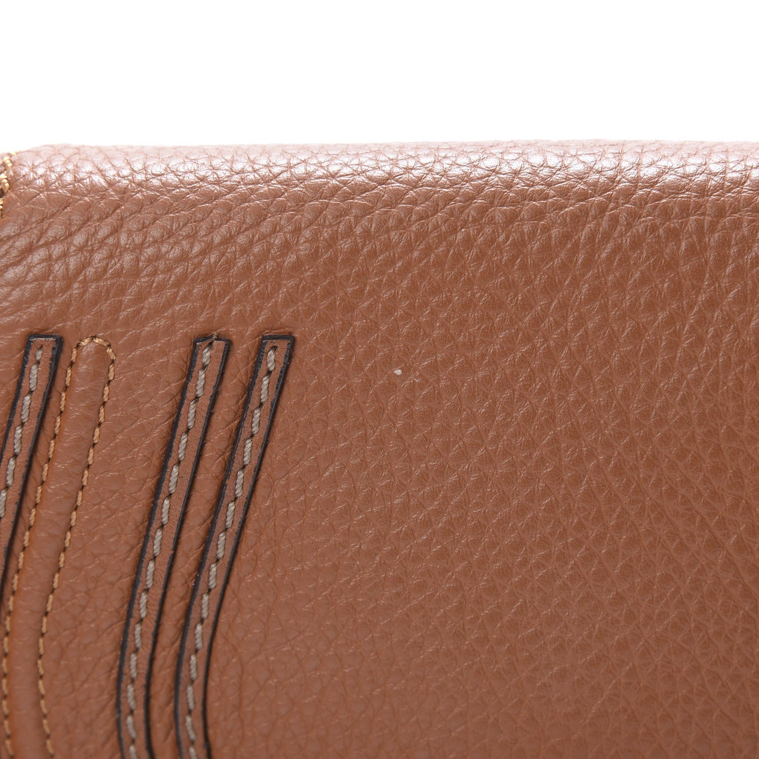 Chloe Calfskin Mini Marcie Round Crossbody Bag Tan 12 of 15