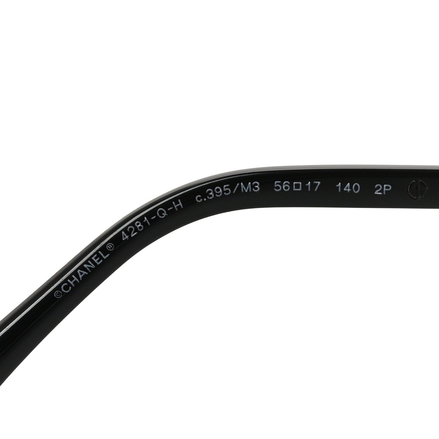 Chanel Pearl Sunglasses 4281-Q-H Black Gold 6 of 7