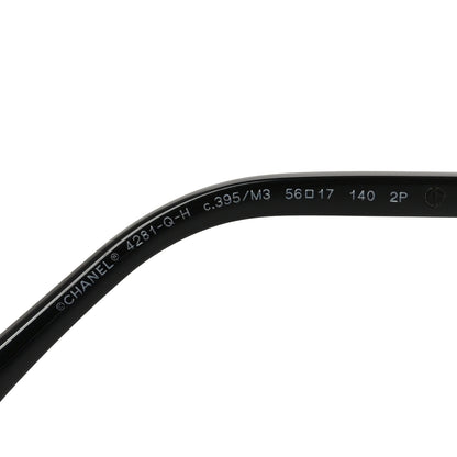 Chanel Pearl Sunglasses 4281-Q-H Black Gold 6 of 7