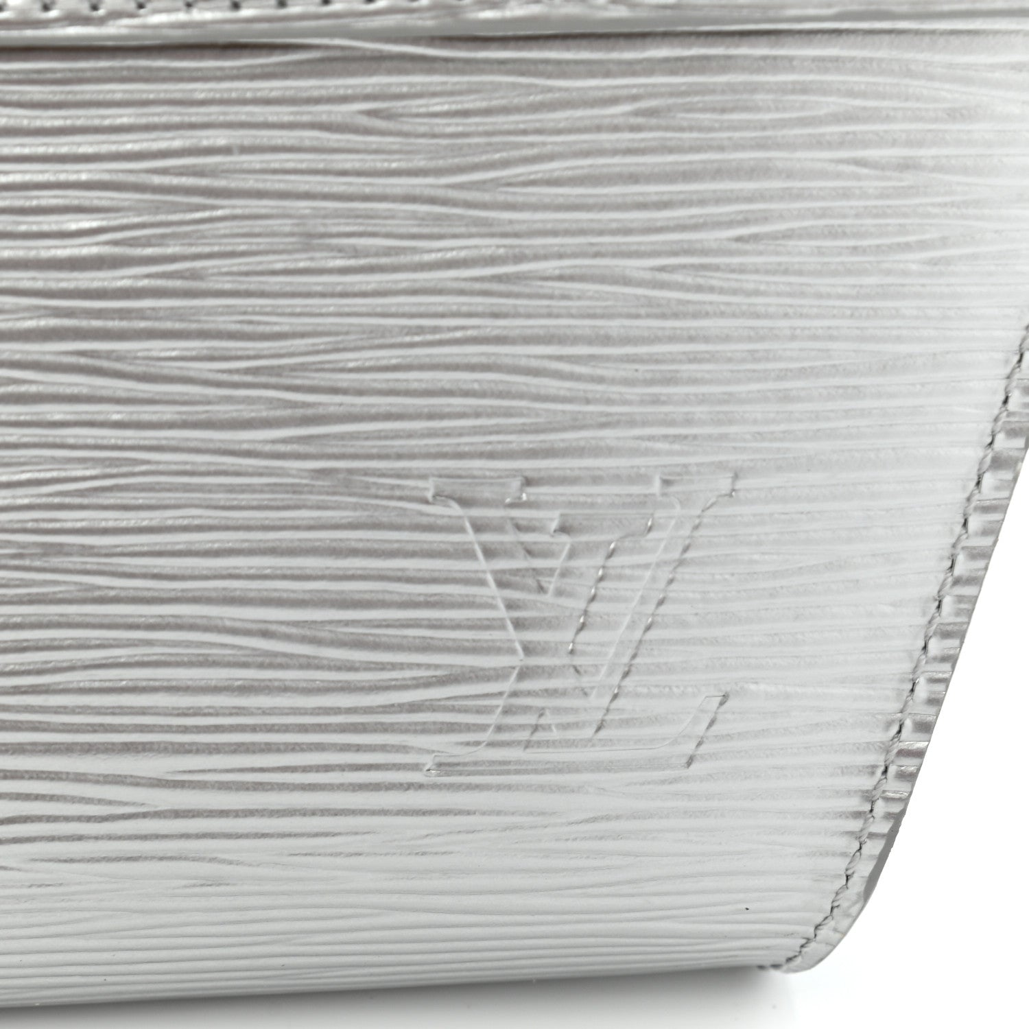 Louis Vuitton Epi Blade Clutch Silver 8 of 10
