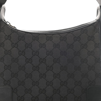 Gucci Nylon Monogram Shoulder Bag Black 8 of 12