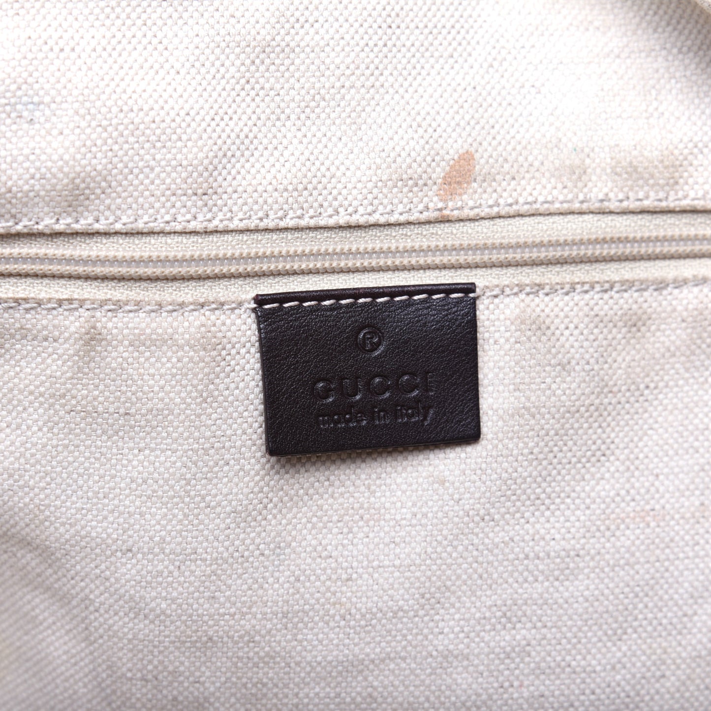 Guccissima Signature Large Sukey Tote Chocolate