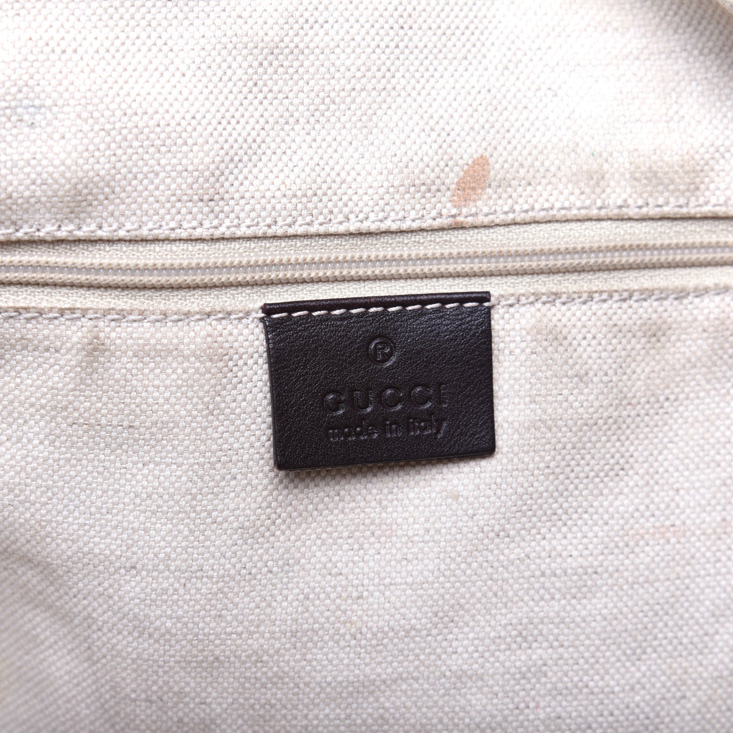 Gucci Guccissima Signature Large Sukey Tote Chocolate 9 of 13