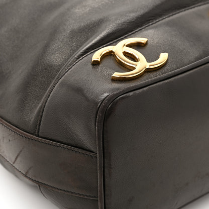 Chanel Lambskin CC Drawstring Shoulder Bag Black 12 of 16