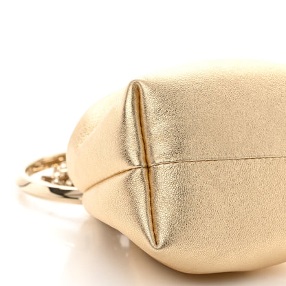 Jimmy Choo Metallic Lambskin Micro Bon Bon Bag Gold 8 of 10