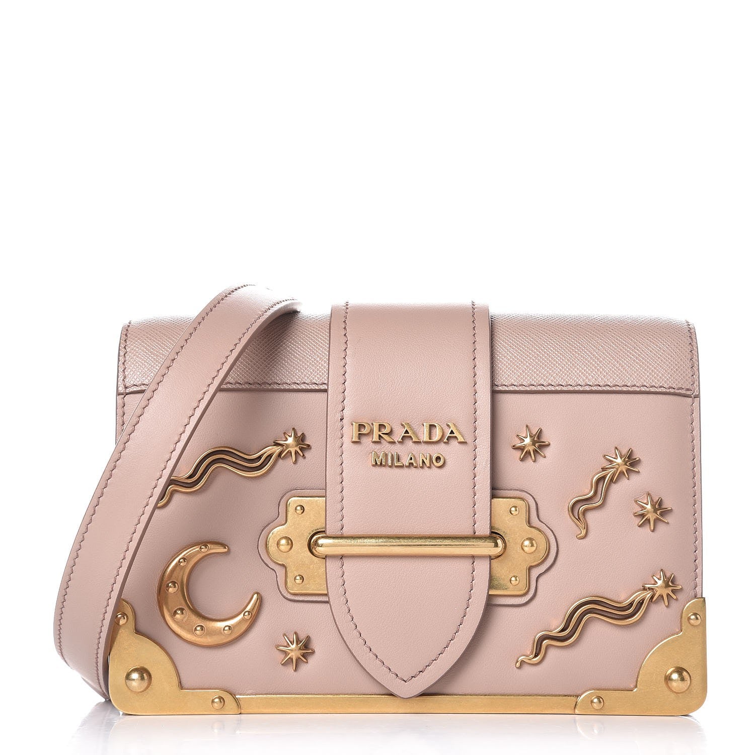 Prada City Calf Saffiano Astrology Cahier Bag Cipria 1 of 7