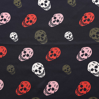 Alexander McQueen Silk Skull Scarf Black Multicolor 4 of 5
