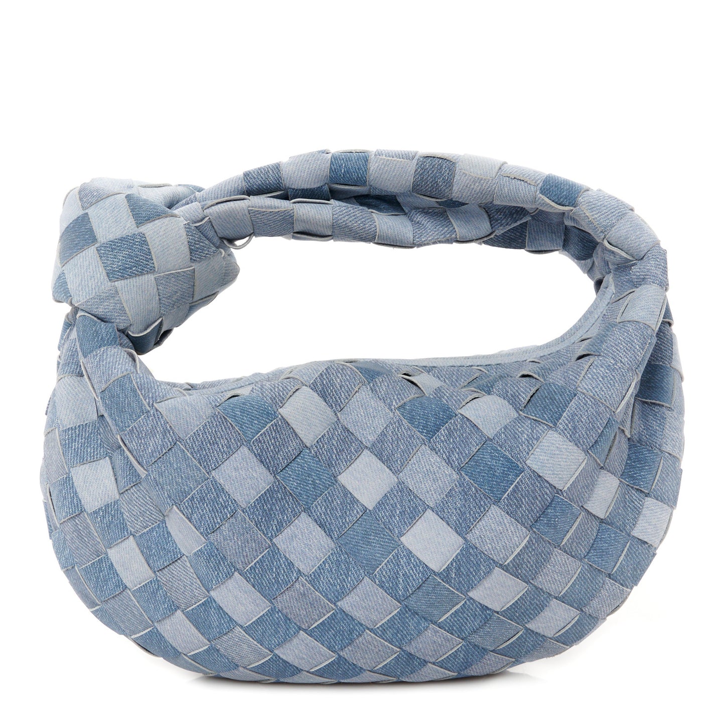 Nappa Denim Effect Intrecciato Mini Jodie Denim