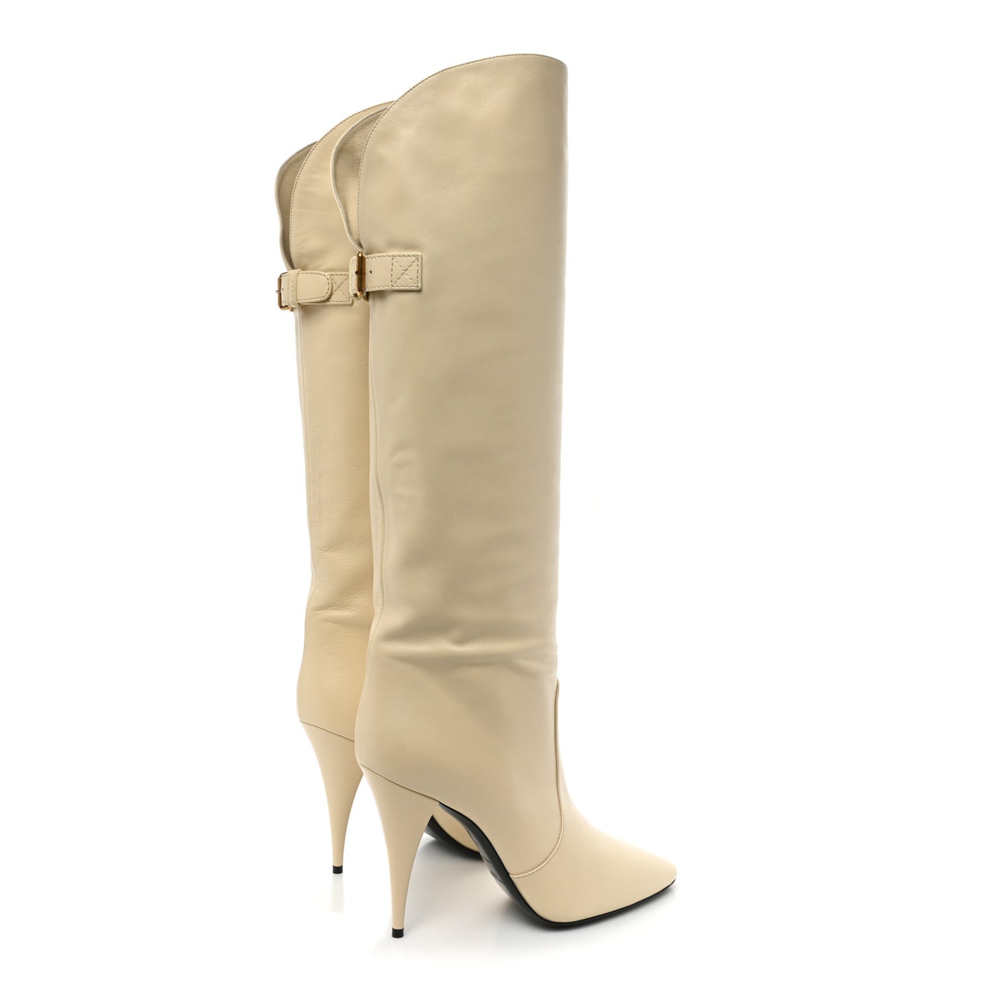 Lambskin Koller 110 Tall Boots 42 Real Beige