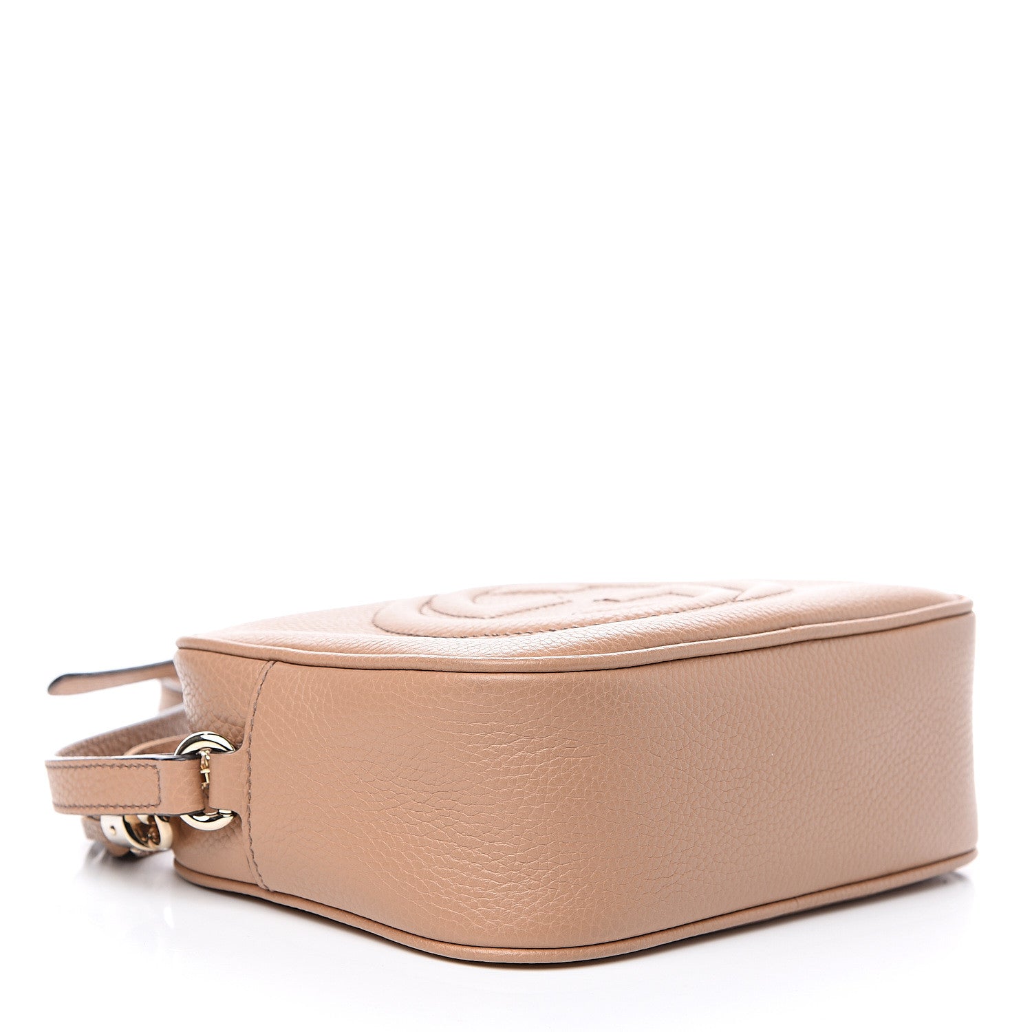 Gucci Pebbled Calfskin Small Soho Disco Bag Rose Beige 3 of 10