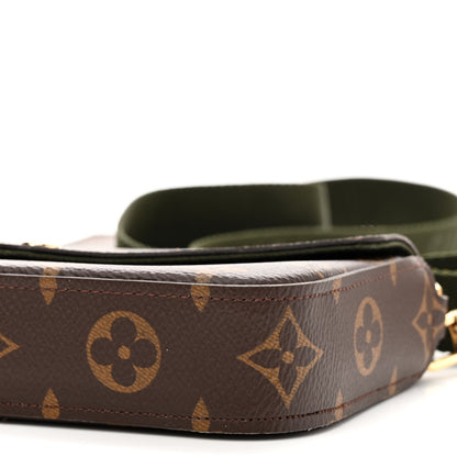 Louis Vuitton Monogram Felicie Strap & Go Kaki 9 of 10