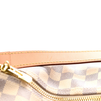 Louis Vuitton Damier Azur Keepall Bandouliere 55 13 of 14