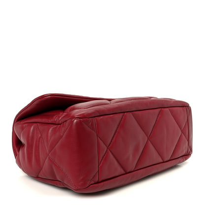 Chanel Lambskin Quilted Large Flap Red 4 of 10