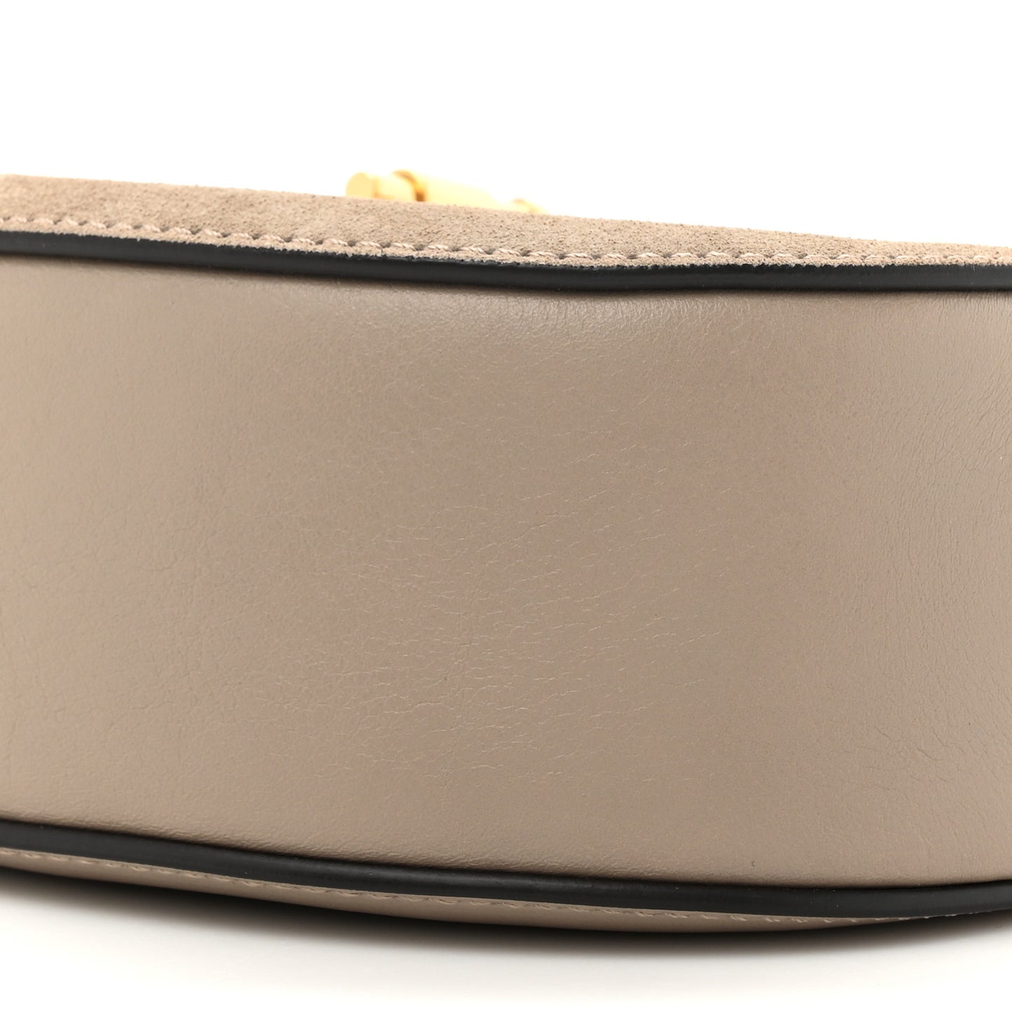 Suede Smooth Calfskin Mini Drew Shoulder Bag Motty Grey