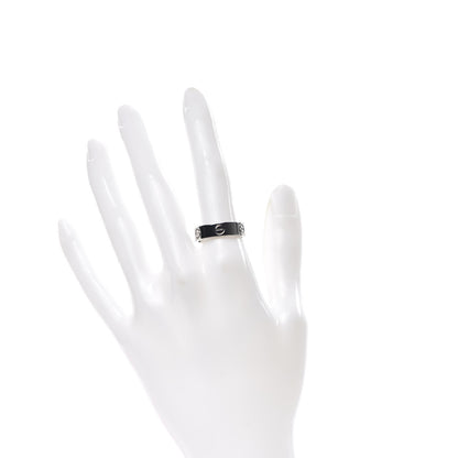 Cartier 18K White Gold 5.5mm LOVE Ring 56 7.5 2 of 4