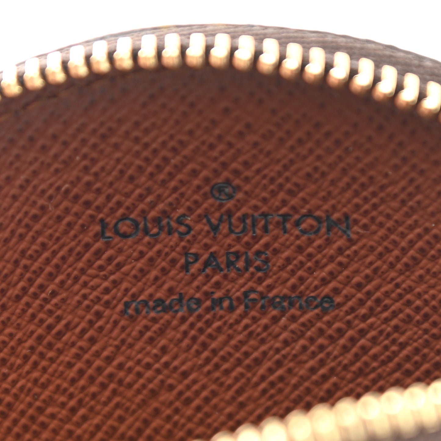 Monogram Round Coin Purse