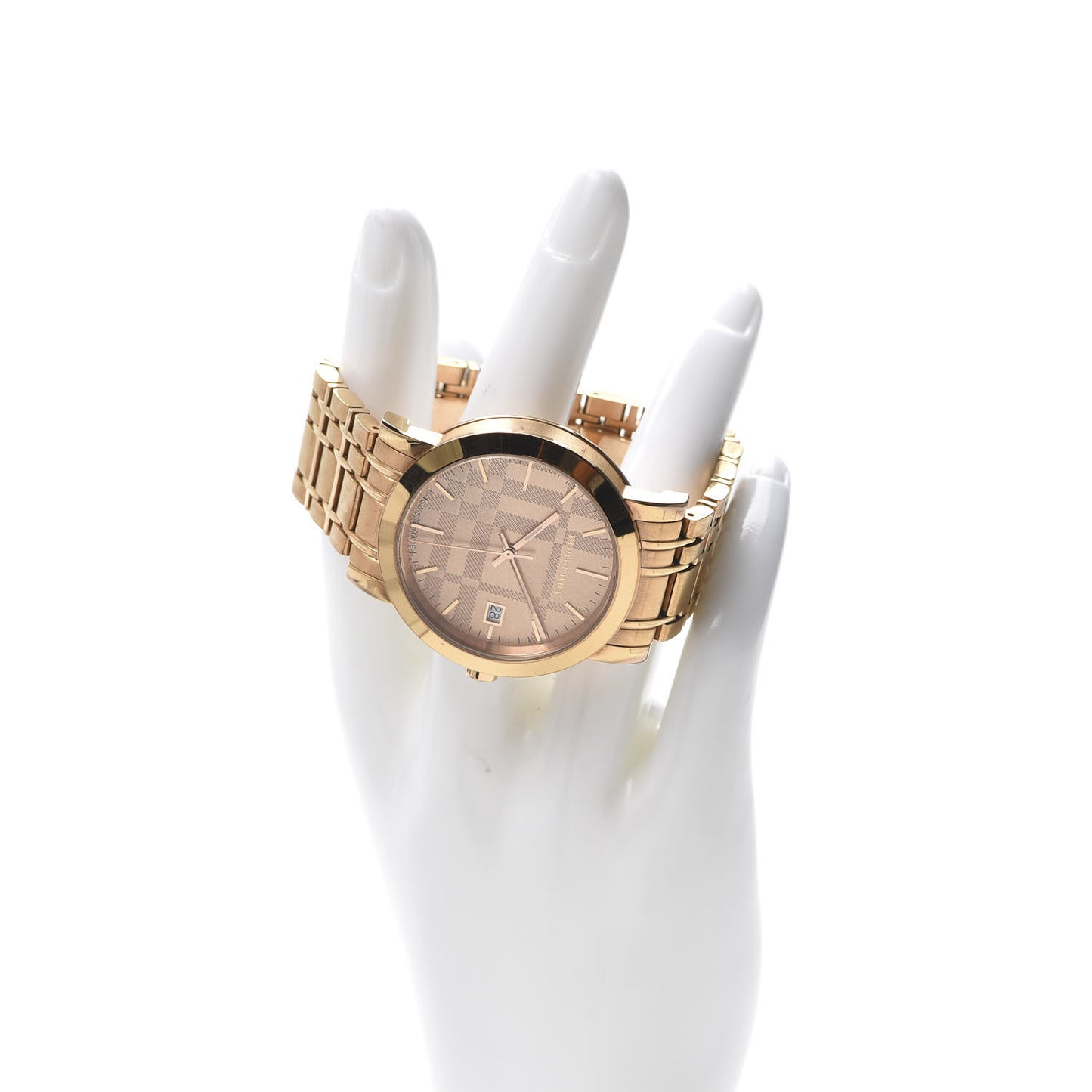 Stainless Steel 38mm Heritage Quartz Watch Rose BU1864
