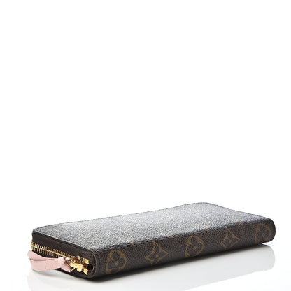 Louis Vuitton Monogram Clemence Wallet Rose Ballerine 3 of 9