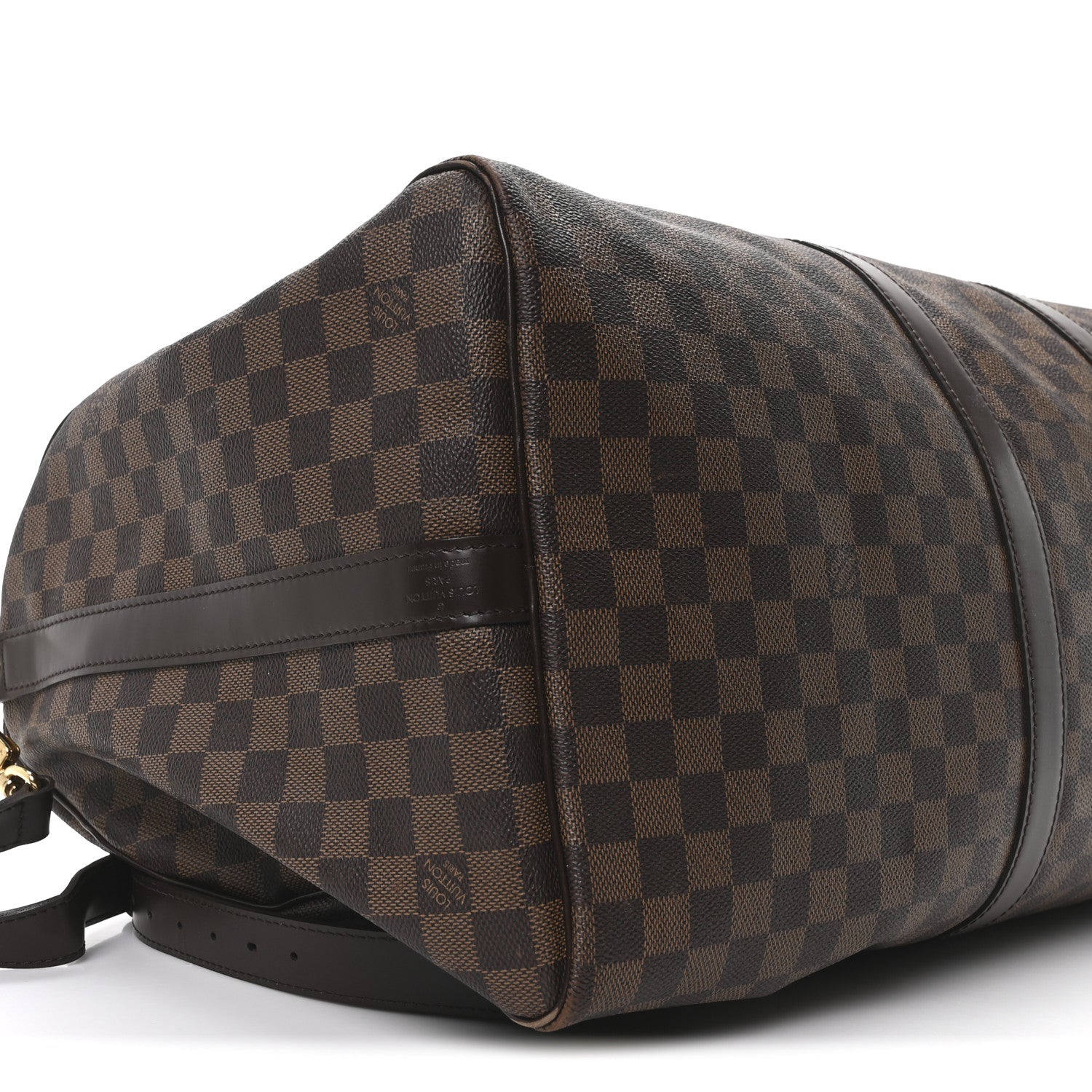 Louis Vuitton Damier Ebene Keepall Bandouliere 55 7 of 9