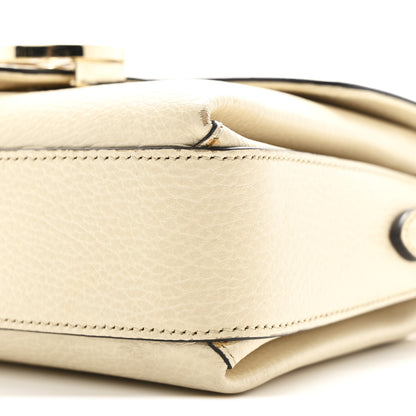 Gucci Dollar Calfskin Interlocking G Crossbody Bag Mystic White 9 of 13