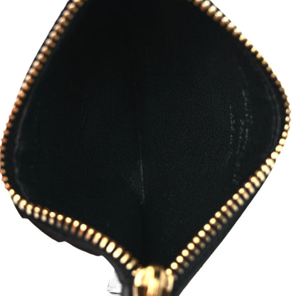 Saint Laurent Calfskin 5 Fragments Zip Pouch Card Holder Black 5 of 8