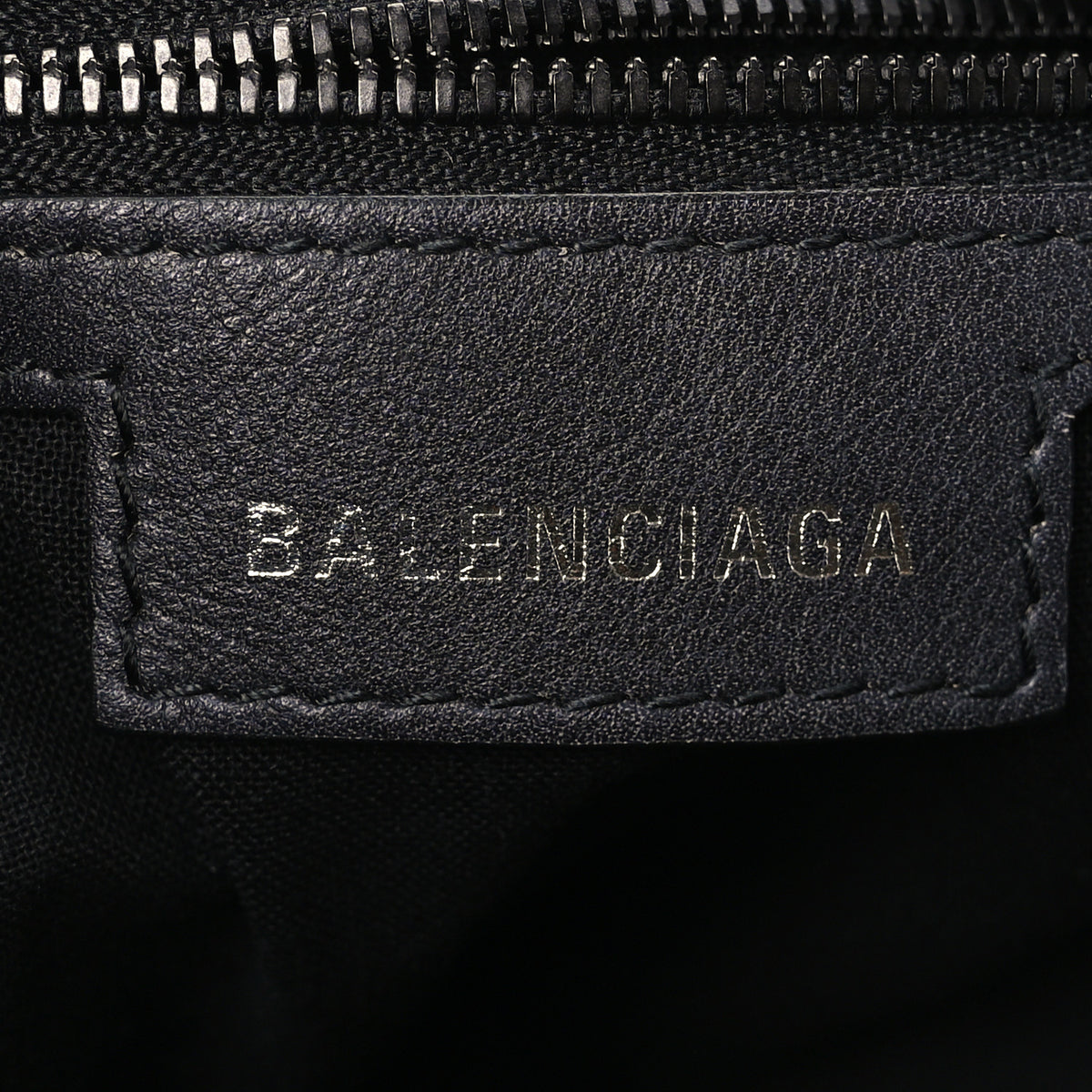 Used Calfskin Small Le Cagole Shoulder Bag Black
