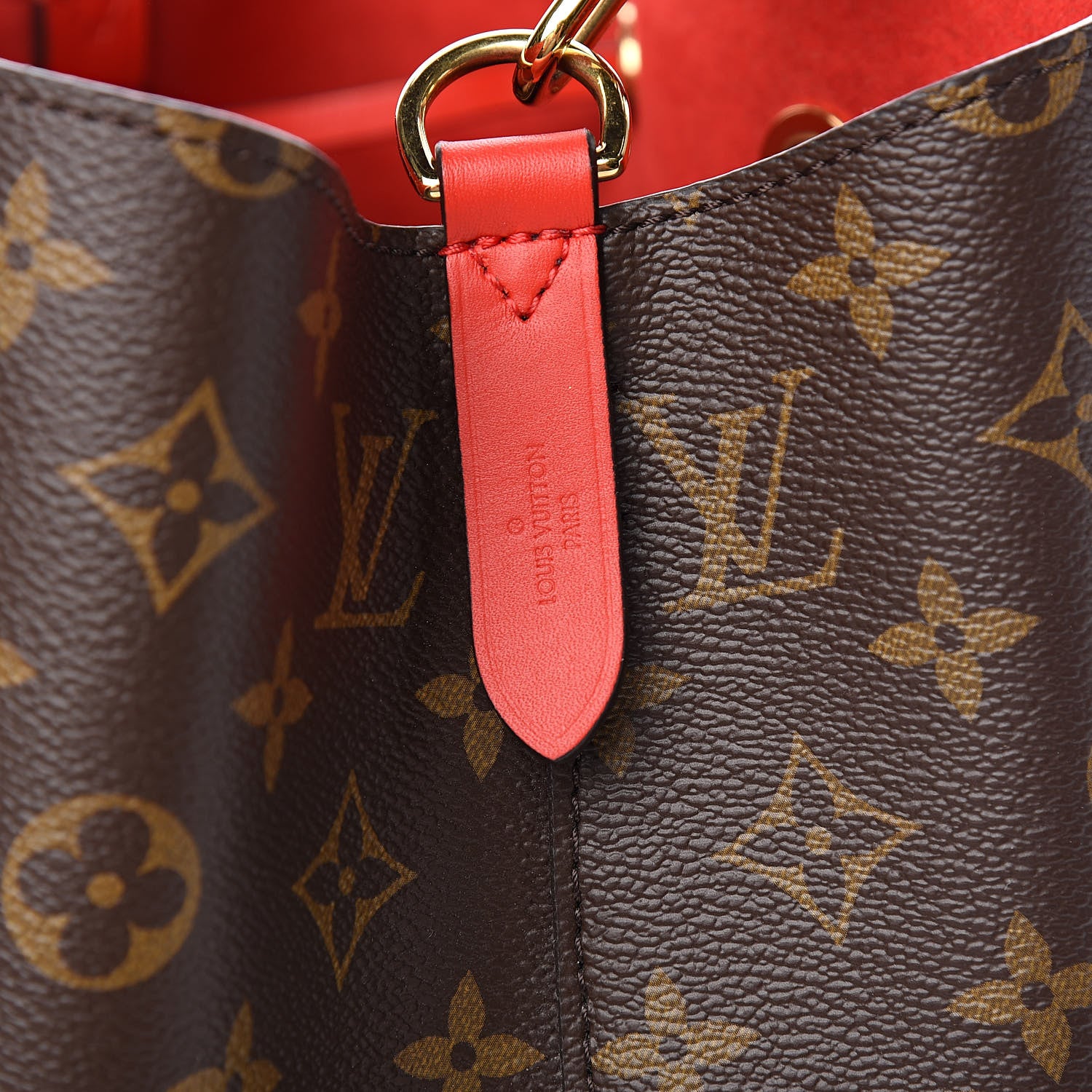 Louis Vuitton Monogram Neonoe MM Coquelicot 6 of 9