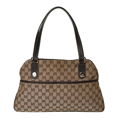Gucci Monogram Medium Charmy Shoulder Bag Brown 1 of 12
