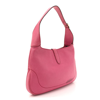 Gucci Calfskin Small Jackie O Hobo Pink 2 of 16