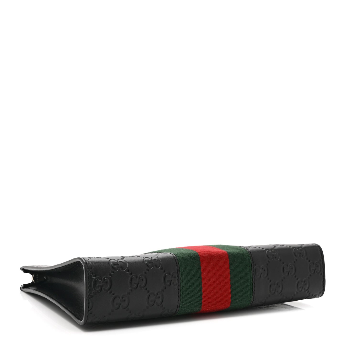 Guccissima Signature Web New Web Cosmetic Case Black