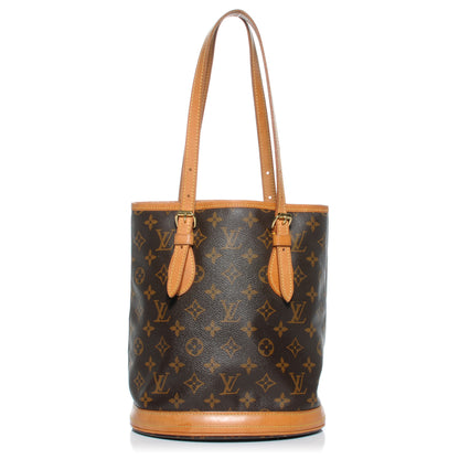 Louis Vuitton Monogram Petit Bucket 23 1 of 7
