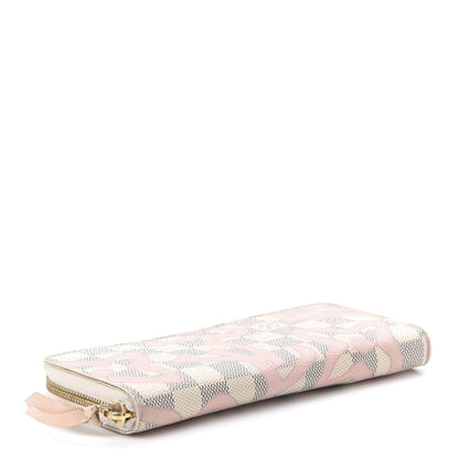 Louis Vuitton Damier Azur Tahitienne Clemence Wallet 4 of 9
