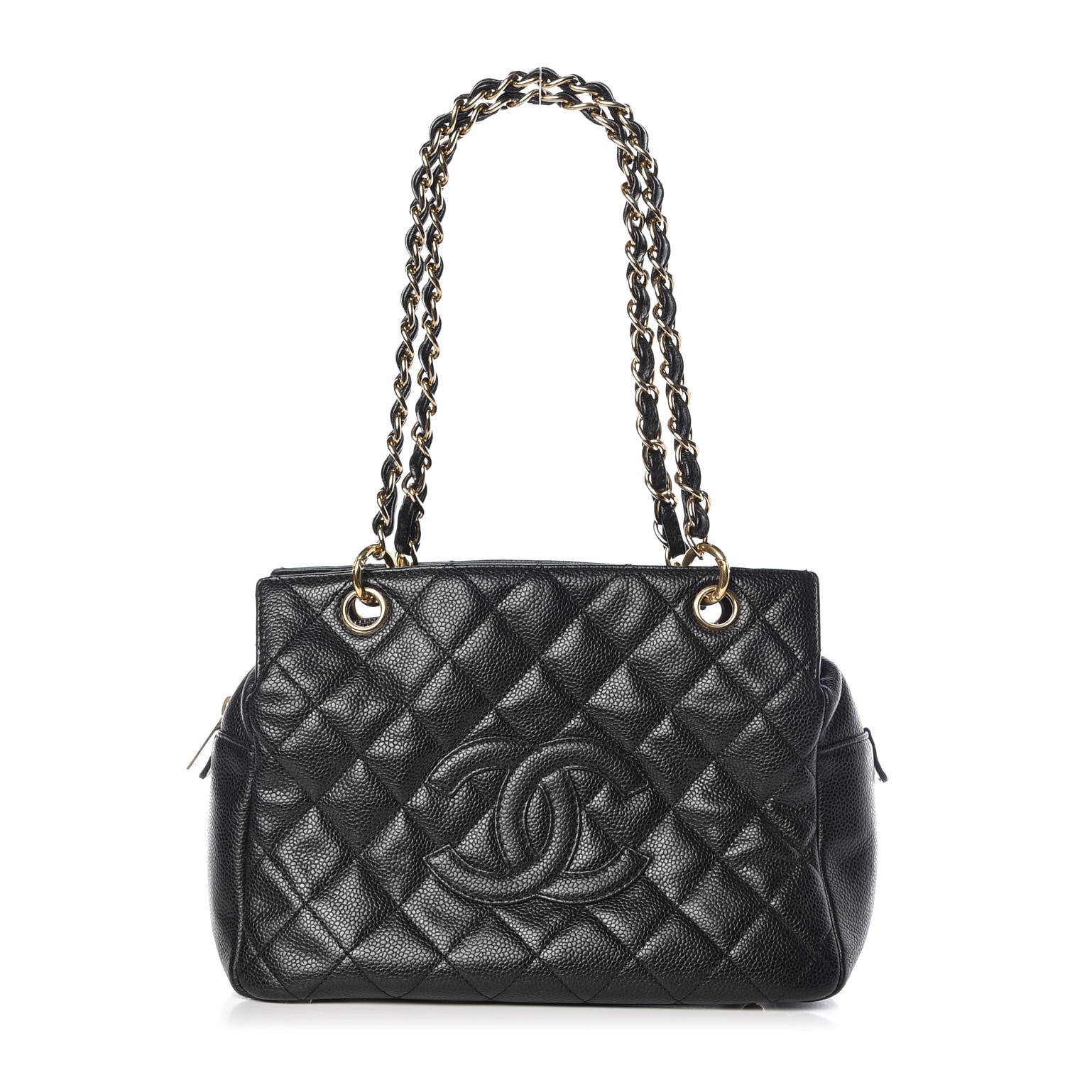 Chanel Caviar Quilted Petit Timeless Tote PTT Black 1 of 8