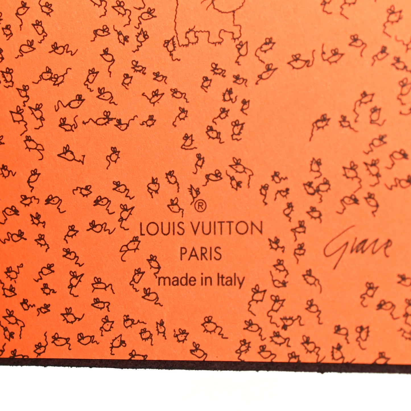 Catogram Clemence Notebook MM Marron