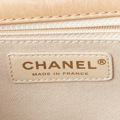 Chanel Glazed Calfskin Quilted Medium Bubble CC Flap Beige 8 of 9