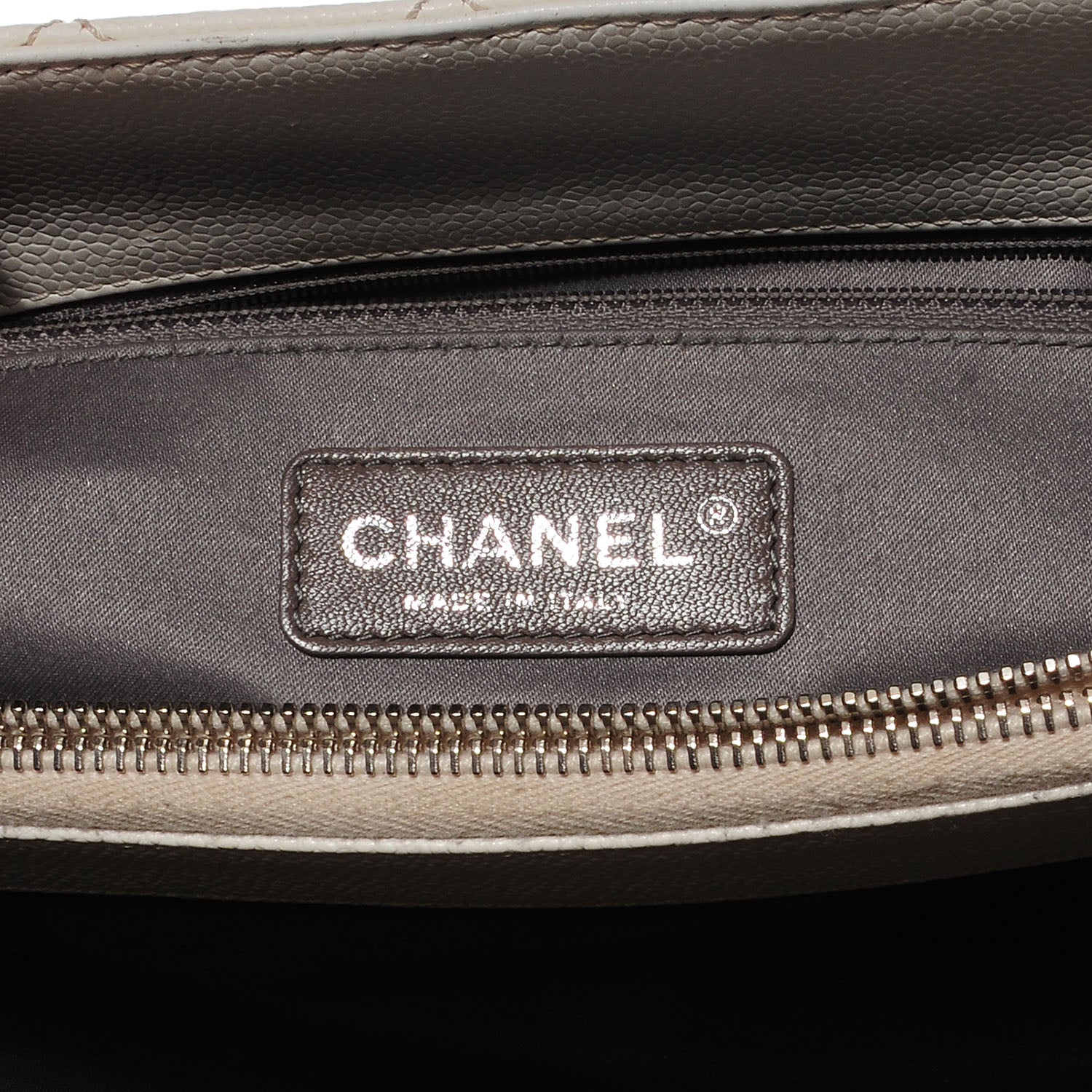 Chanel Caviar Quilted Grand Shopping Tote GST White 5 of 7