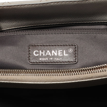 Chanel Caviar Quilted Grand Shopping Tote GST White 5 of 7