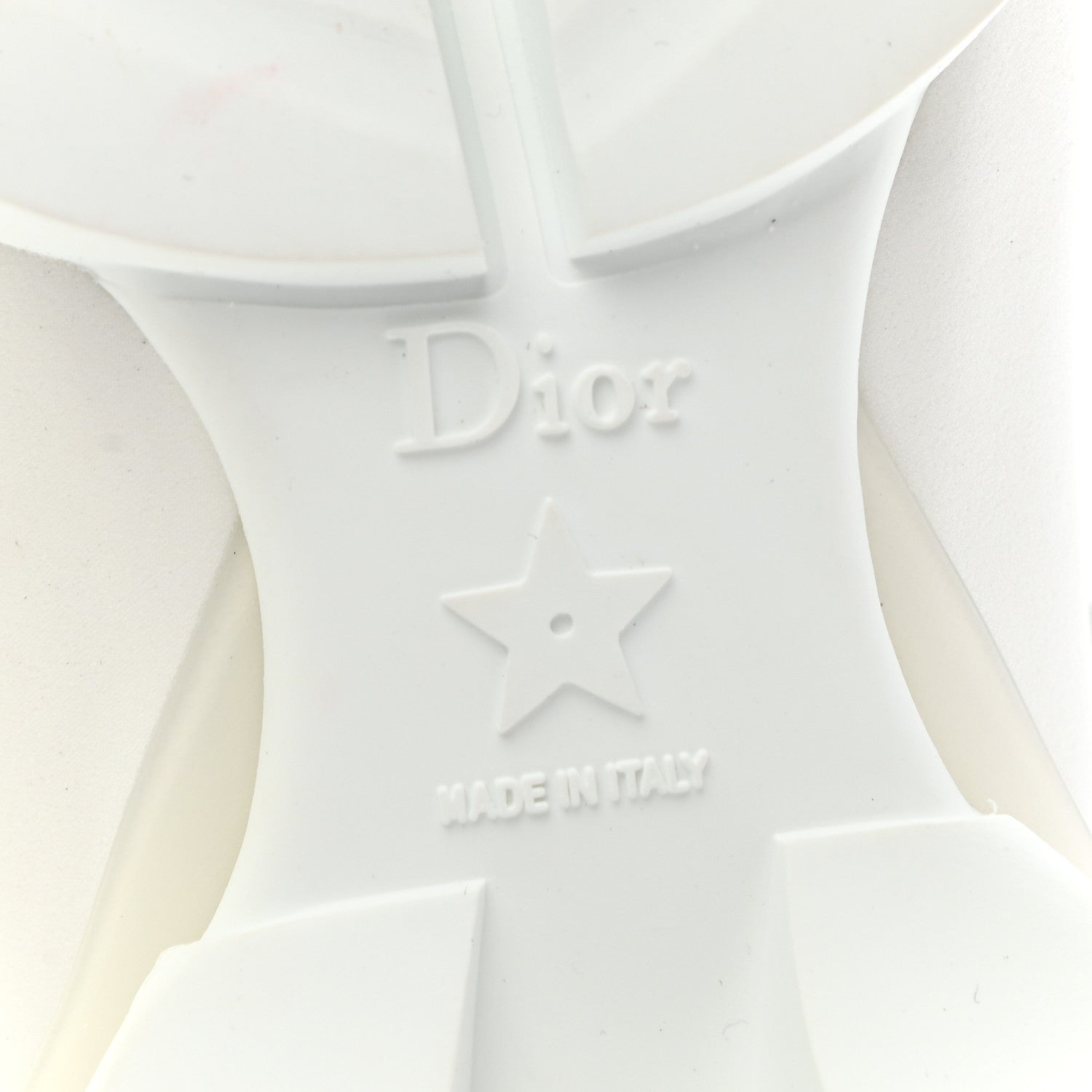Christian Dior Technical Fabric Rubber Womens D-Connect Sneakers 38.5 White 7 of 9