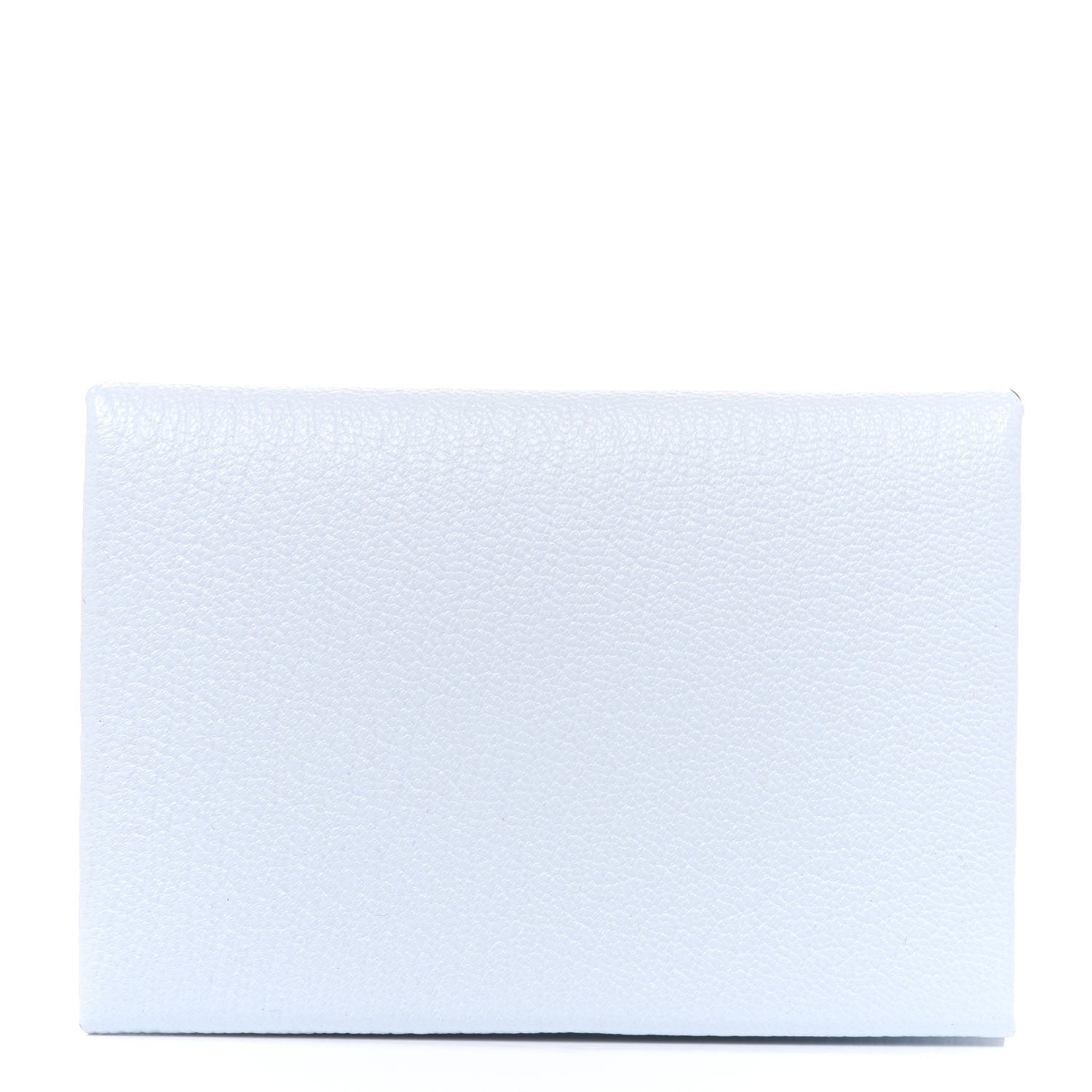 Hermes Chevre Mysore Verso Calvi Duo Card Case Bleu Brume Menthe 1 of 8