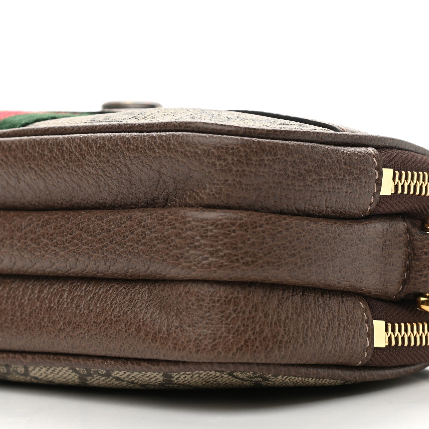 GG Supreme Monogram Web Mini Ophidia GG Bag Brown
